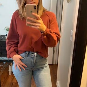 Abercrombie cropped sweatshirt sz S